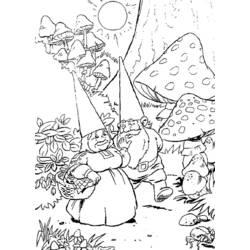 Coloriage et dessin David le Gnome à imprimer