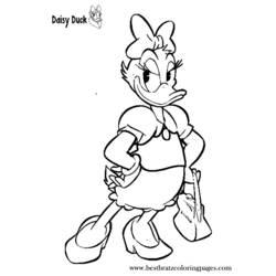 Coloriage et dessin Donald Duck à imprimer