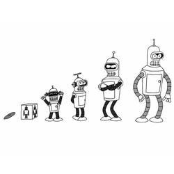 Coloriage et dessin Futurama à imprimer