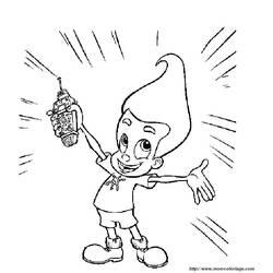 Coloriage et dessin Jimmy Neutron à imprimer