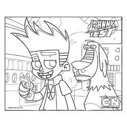 Coloriage et dessin Johnny Test à imprimer