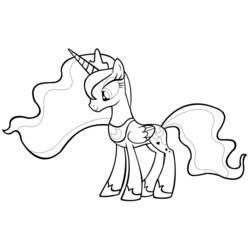 Coloriage et dessin Petit Poney à imprimer
