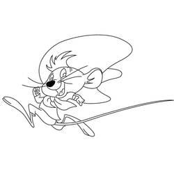 Coloriage et dessin Speedy Gonzales à imprimer