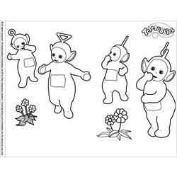 Coloriage et dessin Télétubbies à imprimer