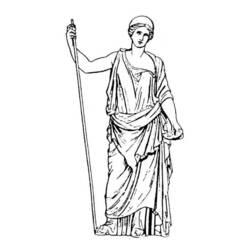 Coloriage et dessin Mythologie Romaine à imprimer