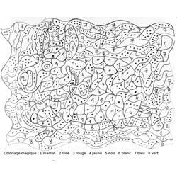 Coloriage et dessin Coloriage par numéros à imprimer