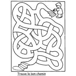 Coloriage et dessin Labyrinthes à imprimer
