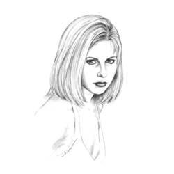 Coloriage et dessin Buffy contre les vampires à imprimer