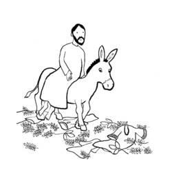 Coloriage et dessin Dimanche des Rameaux à imprimer