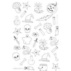 Coloriage et dessin Halloween à imprimer