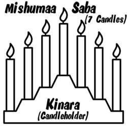 Coloriage et dessin Kwanzaa à imprimer